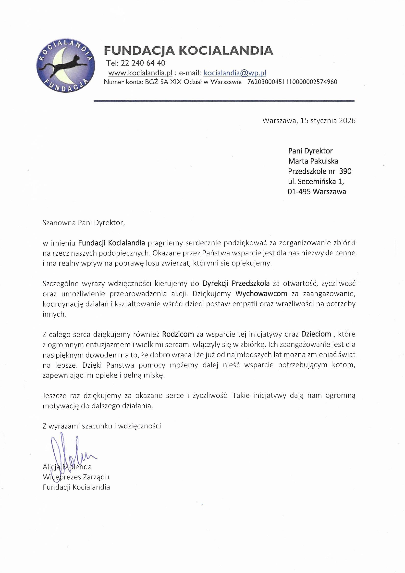 Galeria - Przedszkole 390 w Warszawie